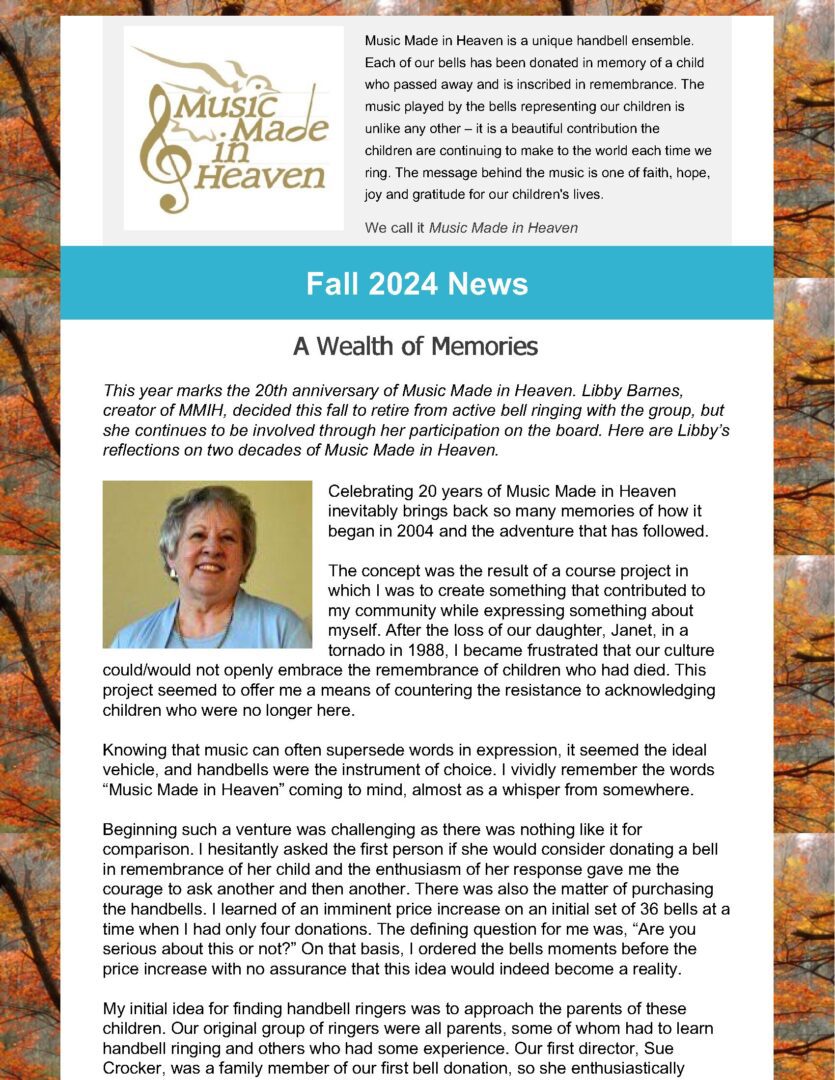 Fall 2024 MMIH Newsletter Cover